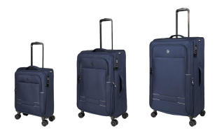 Набор из 3 чемоданов Brosno TORBER T1901‑Blue