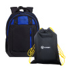 Школьный рюкзак CLASS X + Мешок для сменной обуви в подарок! TORBER T5220‑22‑BLK‑BLU‑M
